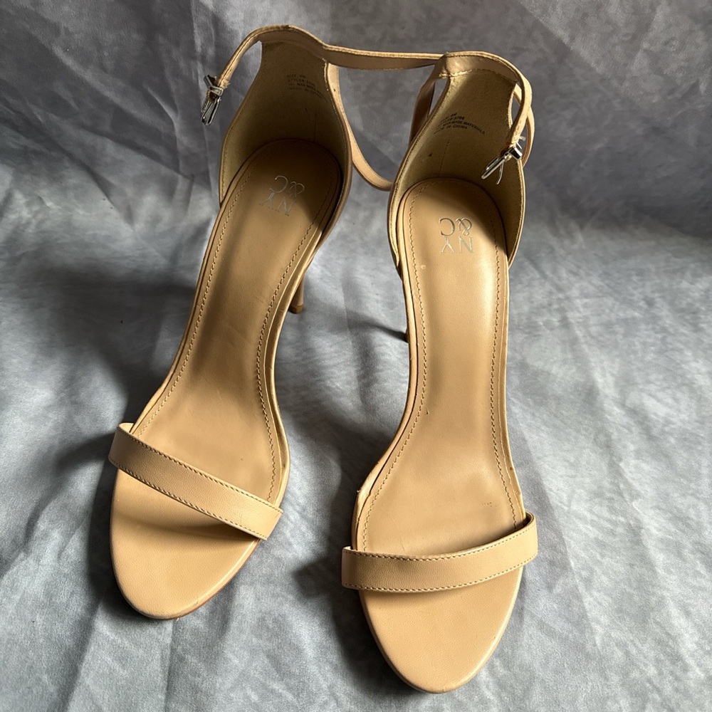 New York & Company Tan Stiletto Heels